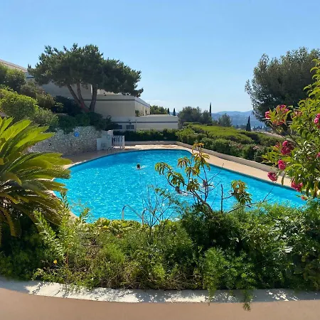 Apartment Superbe T2 44m2 - Grande Terrasse Vue Panoramique Exceptionnelle Piscine - Parking Bandol
